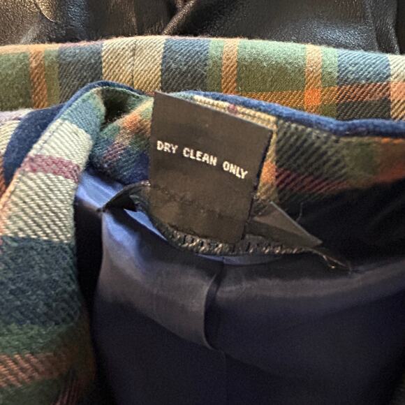 Vintage Heritage Tartan Plaid Maxi Dress Size 10 Velvet Collar Button Front - Picture 8 of 8